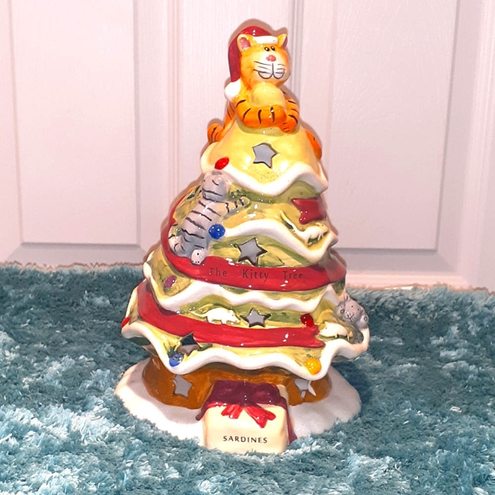 Blue Sky Ceramics Heather Goldminc Clayworks Votive Candle Holder Tree